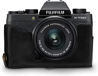 MegaGear compatible with Fujifilm X-T100 Ever Ready Camera Case, Black (MG1494)