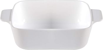 Verona C5213135 C1 Eared Rectangular Baker - 17 X 13 Cm,White