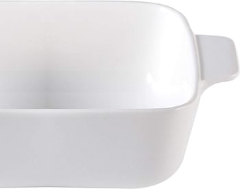 Verona C5213135 C1 Eared Rectangular Baker - 17 X 13 Cm,White