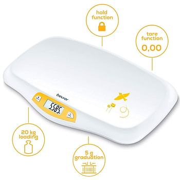 BEURER BABY SCALE BY 80 Without Bluetooth Connection