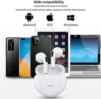 zentality Super Mini Buds E25 True Wireless Earphones Long Battery Life Talk Time: 5hrs - Blue