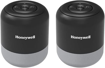 Honeywell Trueno U100 Wireless Duo Bluetooth V5.0 Speaker 5Wx2, Upto 12Hrs Playtime per speaker, advanced 52mm drivers, IPX4, TWS feature, Premium Stereo Sound, Multi compatibility Mode