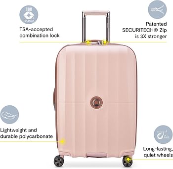 DELSEY Paris St. Tropez Hardside Expandable Luggage with Spinner Wheels