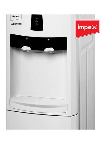 Impex Wd 3902B Floor Standing Hot And Cold Water Dispenser, White