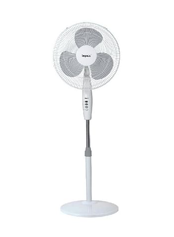 Impex 3-Blade Pedestal Fan 55.0 W PF 7501 White/Black