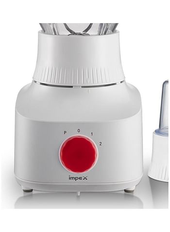 Impex 2-In-1 Powerful Blender Grinder 1.8 L 650 W BL 3509 White