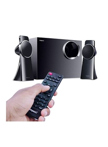 Impex Spinto Portable Multimedia Bluetooth Speaker System Black HT2104