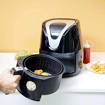 Digital Air Fryer, 3.5L Non-Stick Fryer, GAF37501 | Oil & Fat Free Air Fryer | Overheat Protection | Sensor Touch Panel