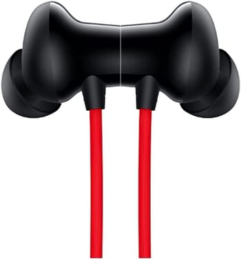 OnePlus Bullets Wireless Z2 Bluetooth 5.0 in Ear Earphones, Bombastic Bass – 12.4 mm Drivers, 30 Hrs Battery Life (Acoustic Red)