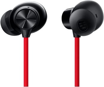 OnePlus Bullets Wireless Z2 Bluetooth 5.0 in Ear Earphones, Bombastic Bass – 12.4 mm Drivers, 30 Hrs Battery Life (Acoustic Red)