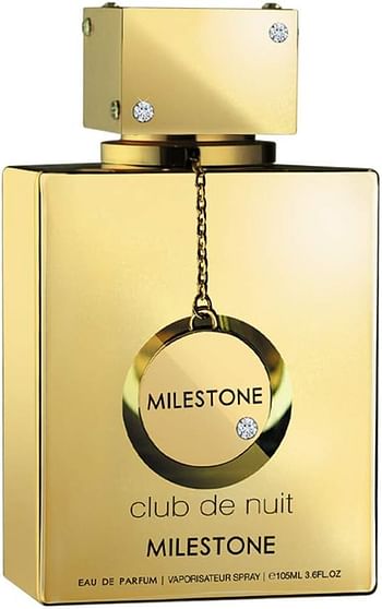 Armaf Club De Nuit Milestone For Unisex, Eau De Parfum 105ml, Gold - Perfume for Men & Women, Long Lasting
