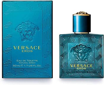 Versace Eros Eau de Toilette For Men, 100 ml Green