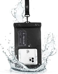 حقيبة حماية ضد الماء من بيليكان - سلسلة مارين - IP68 (XL الحجم) - لهاتف آيفون 14 برو ماكس، 14 بلس، 13، 12، 11 - حبل قابل للفصل - التوافق العالمي - أسود