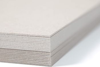 House of Card & Paper Grey Kraft Board 1500micron 945gsm A5 Size 20 Sheets per Pack, HCP471