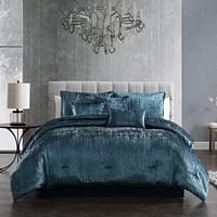 Riverbrook Home Turin Comforter Set Queen Blue 7-Piece Set