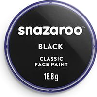Snazaroo Classic Face Paint, Black, 18 OZ (Pack of 1) ,1118111