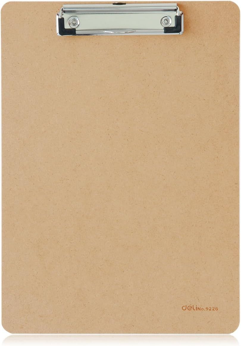 Deli E9226 clipboard A4 size - Brown