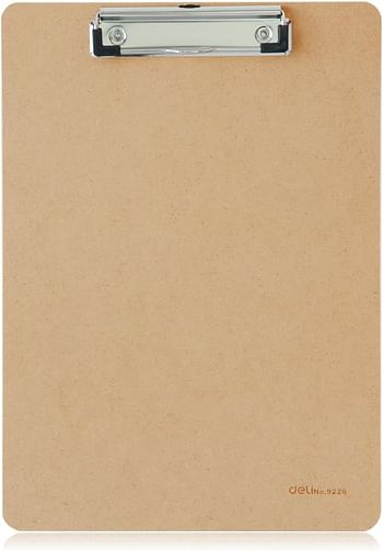 Deli E9226 clipboard A4 size - Brown