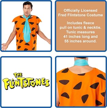 Rubie's The flintstones fred flintstone costume, multi-colored, standard