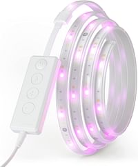 Nanoleaf Essentials Lightstrip Strips Main Pack 1600Lm, 30W, 120V 240V 2M Uk Plug, Multicolor RGBw, Multicolor (RGBw), Nl55-0002Ls-2M, Starter Kit - 2M