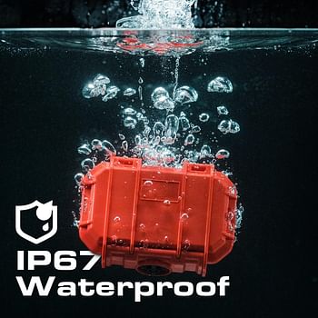 حافظة صغيرة واقية صلبة مضادة للماء من Seahorse 52 - مواصفات ميل/الولايات المتحدة الأمريكية / IP67 مقاومة للماء / قابلة للغلق - لإيربادز ، PLB ، IEM ، الأجهزة الطبية الصغيرة ، صندوق Stash