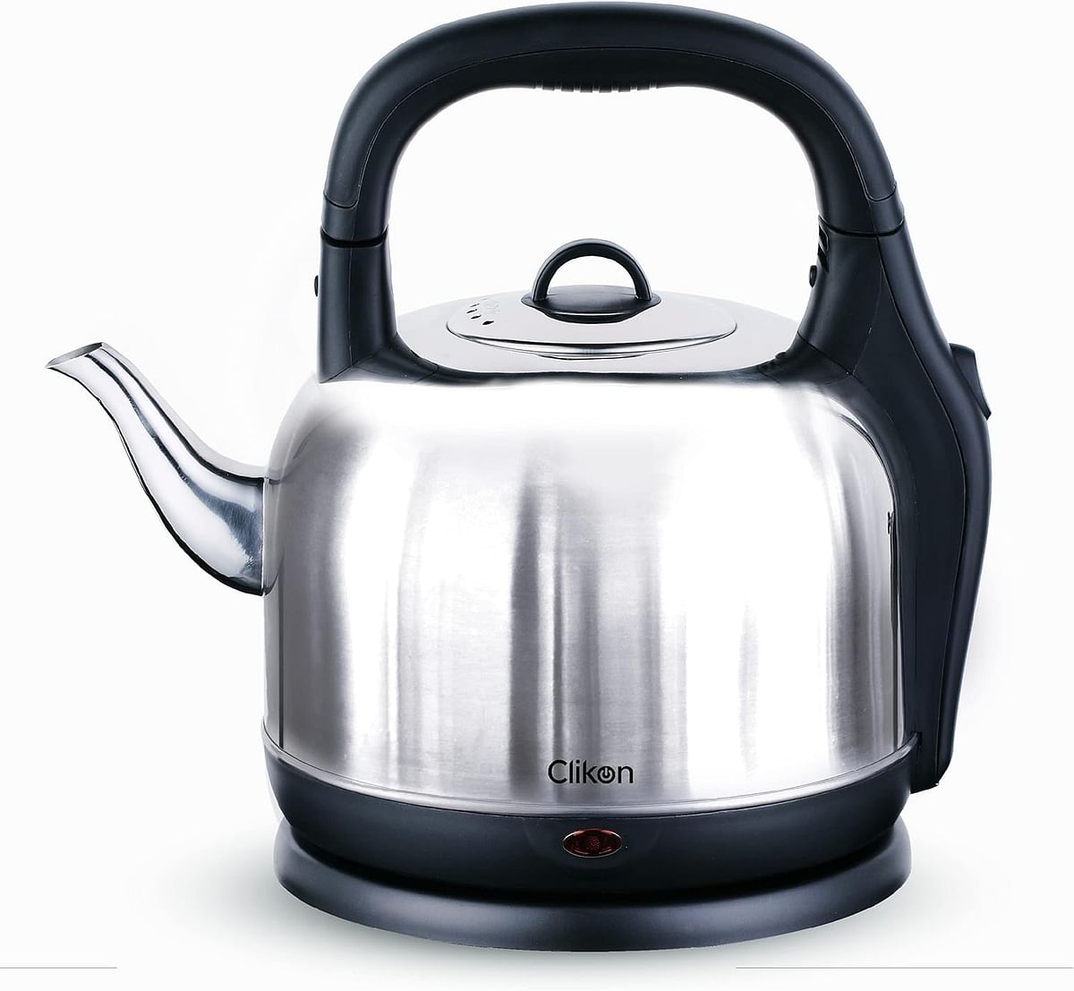 CLIKON - STAINLESS STEEL CORDLESS ELECTRIC KETTLE, 4.2 LITER, OVER HEAT PROTECTION, SILVER WITH BLACK HANDLE - CK5105