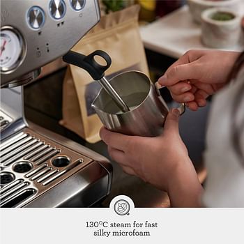 Sage Barista Express Impress Espresso Machine - Espresso and Coffee Maker, Bean to Cup Coffee Machine
