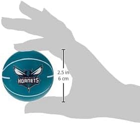 Wilson NBA Dribbler Charlotte Hornets Basketball, Size 6, Blue