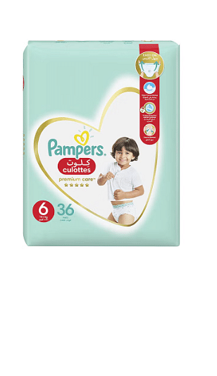 Pampers Premium Care Pants Diapers, Size 6, 16+kg, Softest Absorption for Ultimate Skin Protection, 72 Count