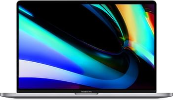 Apple Macbook Pro Laptop 16 inch A2141 2.3Ghz 16Gb Ram 1TB SSD AMD Radeon Pro 5500M with 4GB Intel UHD Graphics 630 Touch Id and Touch Bar Thunderbolt 3 MVVK2ZS/A Space grey