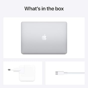 Apple MacBook Air A1466, 2017-  7.2 - 13'', 1.8GHz i5 - 8GB Ram - 256GB - English Keyboard - Silver