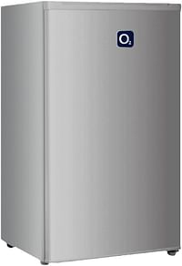 O2 Single Door Refrigerator with Adjustable Shelves,Silver,90 Liter 3.2 Cu. Feet,Model No - OBD-90S