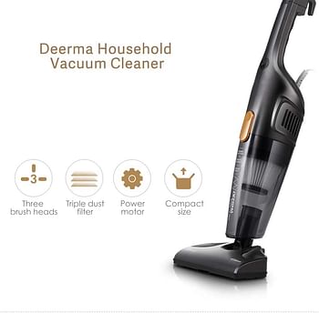 Deerma Portable Handheld multi-function Vacuum Cleaner Household Silent Strong Suction Home Aspirator Dust DX115C