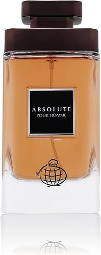 Absolute Pour Homme- Eau de Parfum - By Fragrance World - Perfume For Men, 100ml