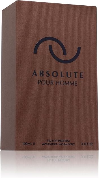 Absolute Pour Homme- Eau de Parfum - By Fragrance World - Perfume For Men, 100ml