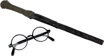 Rubie's Rubies Harry Potter Glasses and Wand Book Week and World Book Day Costume Accessory Kit, One Size 3-8 Years