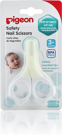 مقص أظافر آمن من بيجون، مع غطاء، لأظافر الطفل الناعمة، خالي من مادة BPA