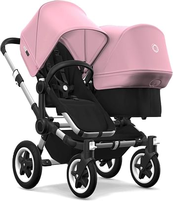 Bugaboo Donkey2 Sun Canopy, Soft Pink - Extendable Sun Shade For Full Weather Protection, Machine Washable