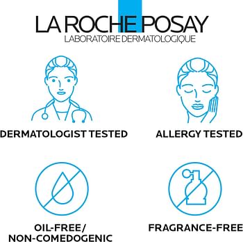 La Roche Posay La Roche-Posay Pure Retinol Face Serum with Vitamin B3. Anti Aging Face Serum for Lines, Wrinkles & Premature Sun Damage to Resurface & Hydrate. Suitable for Sensitive Skin, 1.0 Fl. Oz