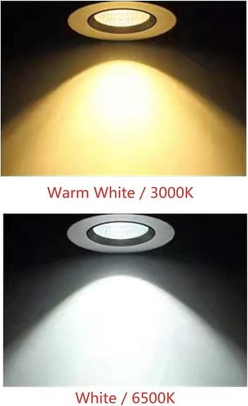 Melfi™ Adjustable Round LED Downlight 7W 24 For Indoor Home & Office Use (3000K - Warm White -)
