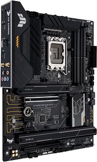 ASUS TUF GAMING B660 PLUS WIFI D4 Intel B660 LGA 1700 ATX motherboard with PCIe 5.0 slot, three PCIe 4.0 M.2 slots, 10+1 DrMOS, Intel 2.5Gb Ethernet, DisplayPort Black