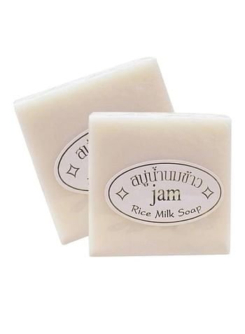 JAM 2-Piece Rice Milk Handmade Soap - 65grams