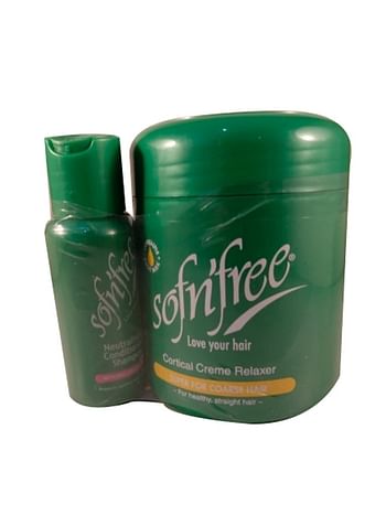 Sofn'free Cortical Creme Relaxer And Neutralising Shampoo Set