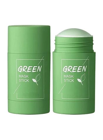 Mengsiqi-2 Piece Green Tea Purifying Clay Mask Stick 40grams