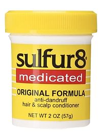 Sulfur 8 Medicated Anti-Dandruff Hair And Scalp Treatment - 2ounce