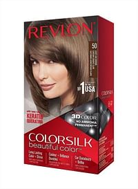 Revlon Colorsilk Beautiful Permanent Hair Colour 50 Light Ash Brown