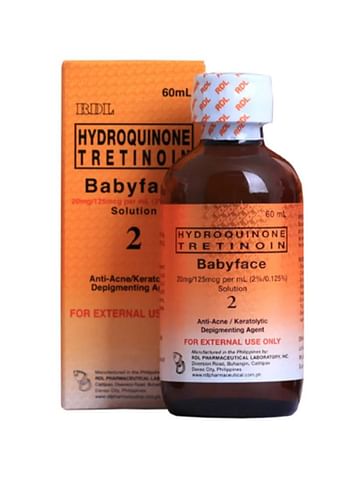 Babyface Astringent Hydroquinone Tretinoin -Orange -60ml