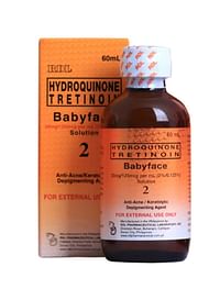 Babyface Astringent Hydroquinone Tretinoin -Orange -60ml