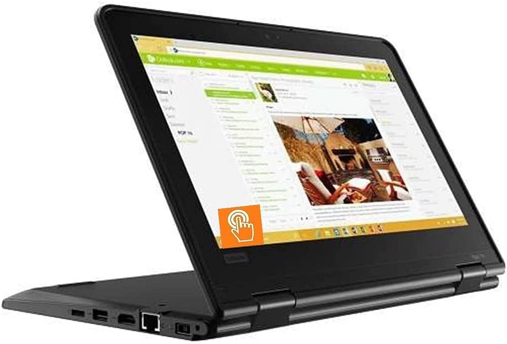 Lenovo Laptop Thinkpad Yoga 11E 11.6 Inches, Core i5-7Y54 7th Generation, 8GB RAM 256GB SSD, Intel Graphics - Black