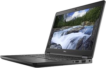 Dell Latitude 5490 Laptop Core i5 8th Generation 1.70Ghz, 16GB RAM 256GB SSD, 14-Inch Display, Intel UHD graphics 620, Windows10, English / Arabic - Keyboard, Black